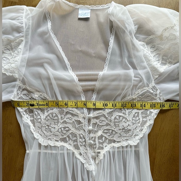 Val Mode Vintage Bridal Robe Small - Picture 5 of 12